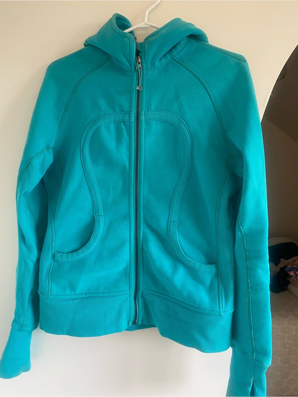 lululemon athletica Teal Scuba hoodie size 8